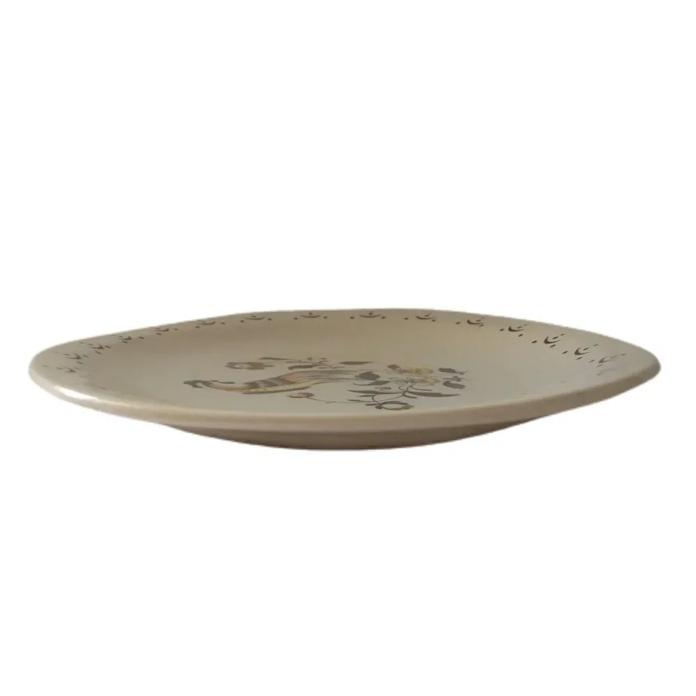‎Staffordshire Old Granite Sun Up Platter Serving Johnson Brothers Rooster Vtg